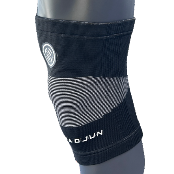 Soutien genou pour haltérophilie en tricot circulaire à haute compression