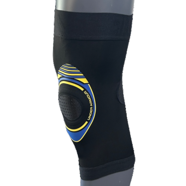 Support de genou en tissu élastique à tricot circulaire