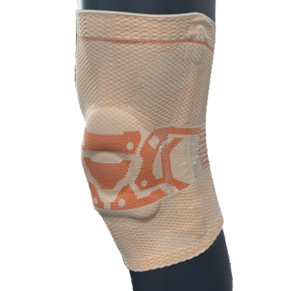 Support plat du genou à tricot plat avec barre latérale