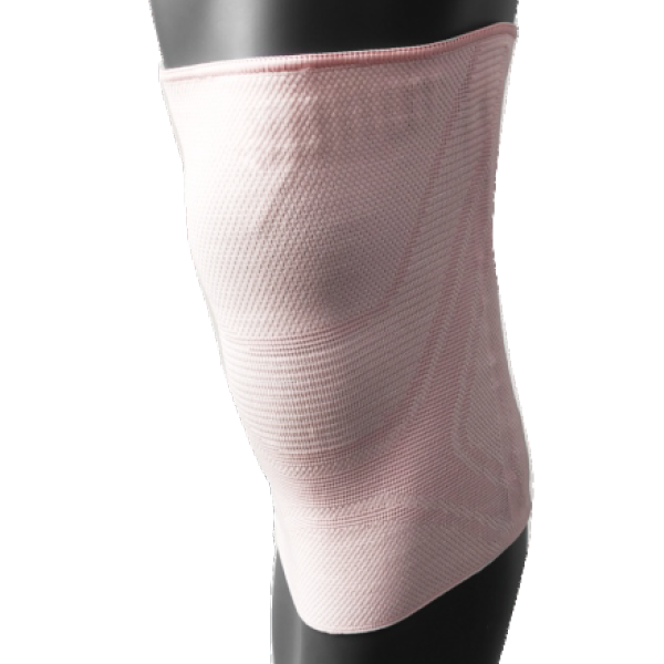 Support circulaire du genou en tricot avec des barres latérales pour femme