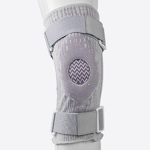 Support circulaire du genou en tricot avec pad au silicium