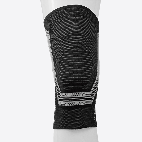 Prise de genou en tricot circulaire avec coussinet de silicium