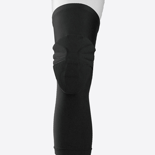 Support de genou en tissu élastique avec pad en mousse EVA