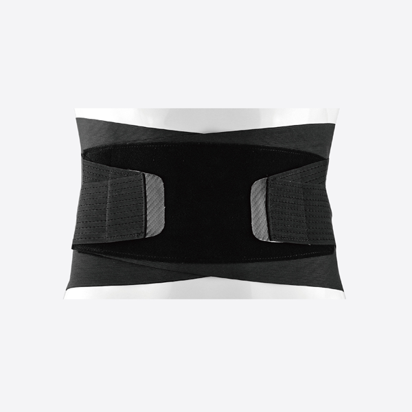 Attelle de taille en tissu élastique avec barres de soutien