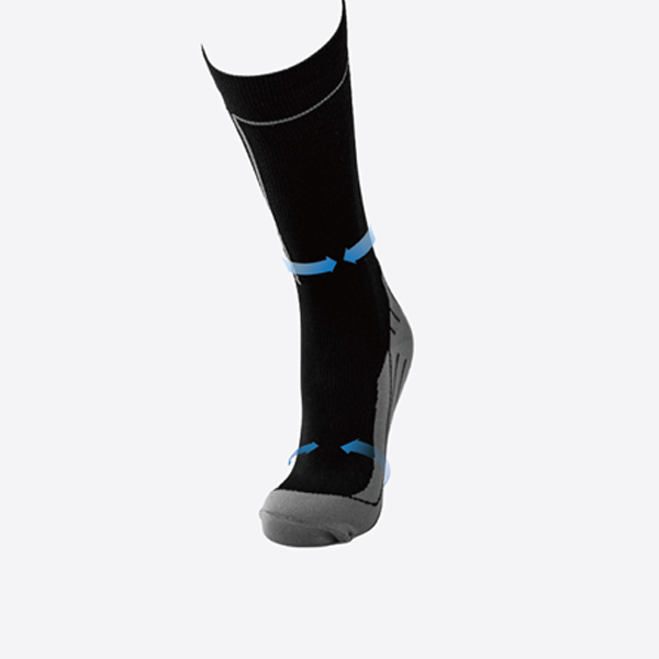 Chaussettes de compression sportive respirante