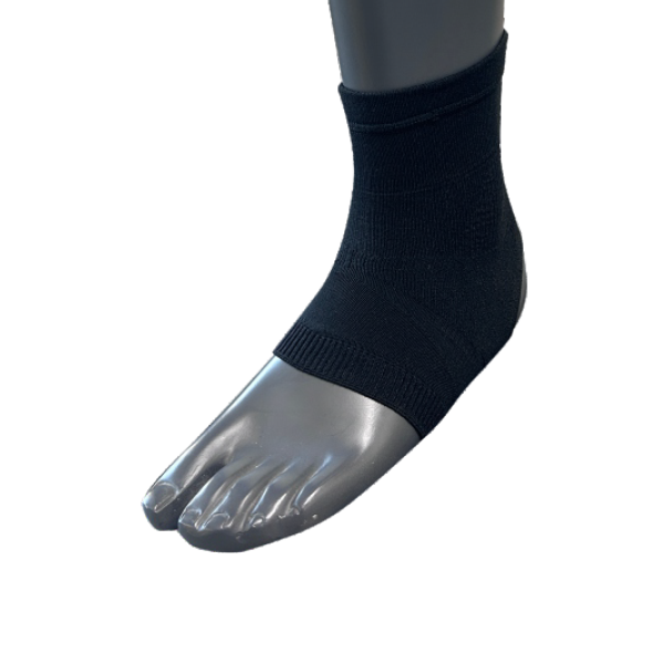 Attelle de cheville en tricot circulaire